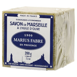 Savon Marseille huile d'olive 200g MARIUS FABRE
