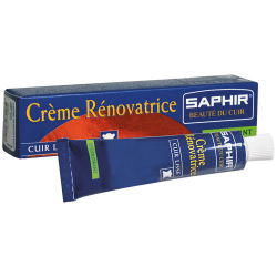 Crème rénovatrice SAPHIR tube 25ML cognac